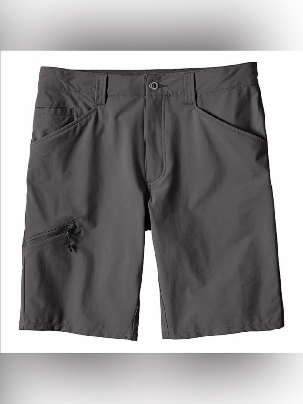 Patagonia Mens Quandary Shorts 32 Forge Grey Hiking Outdoor Nylon zipper pockets